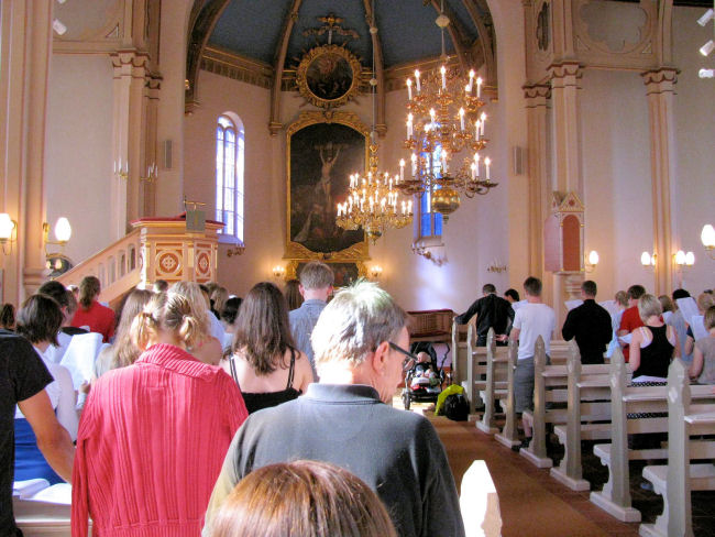 Opening service in Kristinestad