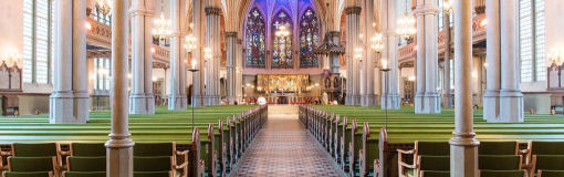 Emptiness: the fruit of liberal theology ... only a few in the front pews